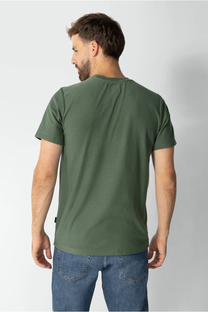 TSHIRT VAN ZWARE JERSYSTOF MET SLUBS 36135088 3700